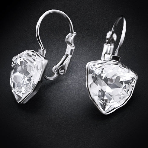Auskari "Bermudu Trīsstūris (Crystal)" ar Swarovski™ kristāliem